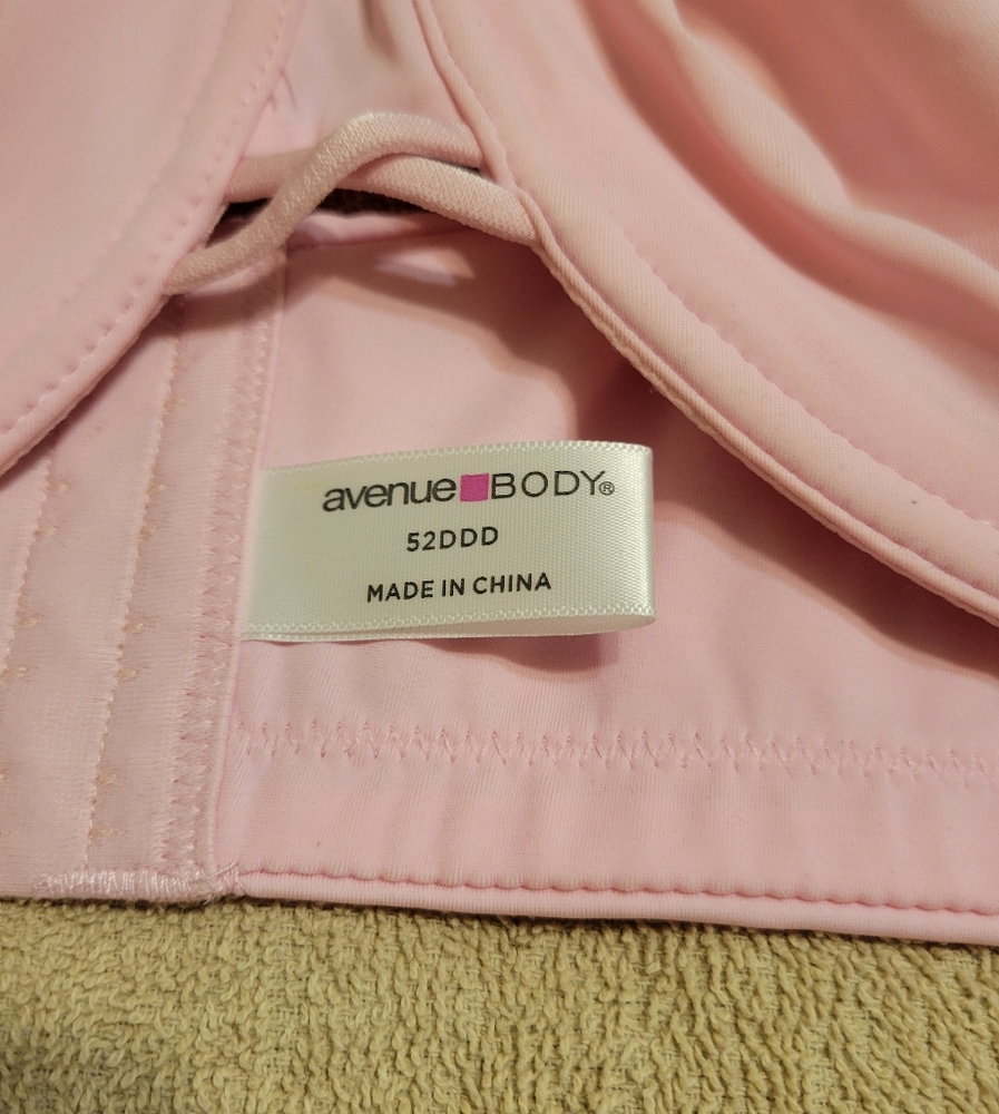 Avenue Body Pink Underwire Bra